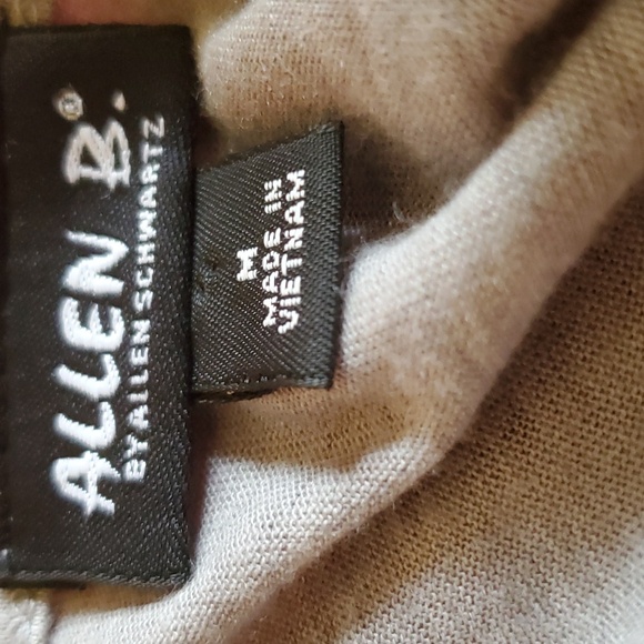 Allen B by Allen Schwartz Silver Sequin Tank Top SZ Medium - Picture 3 of 7